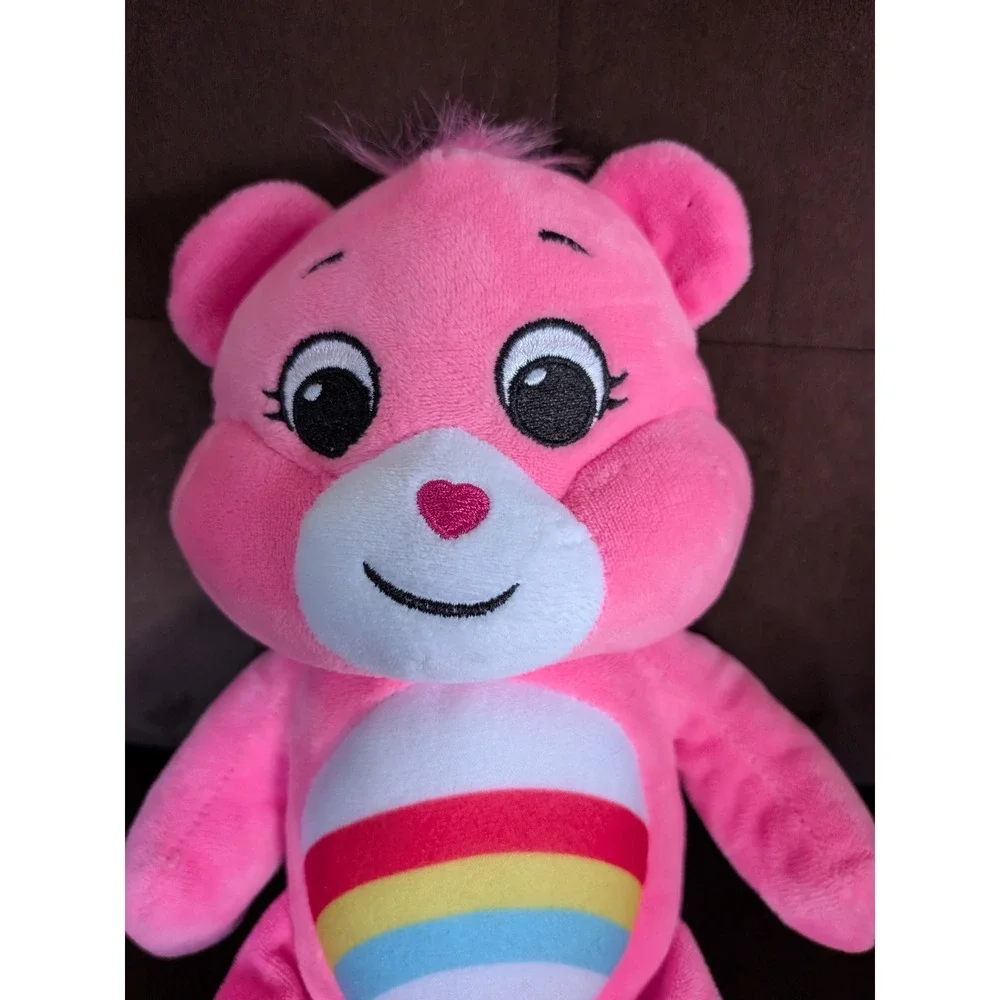Care Bears‎ Cheer Bear Plush Pink Rainbow Stuffed Animal Toy